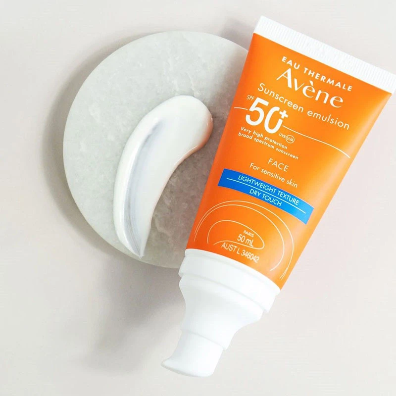 Avène Avene Sunscreen Emulsion Face SPF 50+ 50ml - For Sensitive Skin 2 Avène Avene Sunscreen Emulsion Face SPF 50+ 50ml - For Sensitive Skin - Image 2