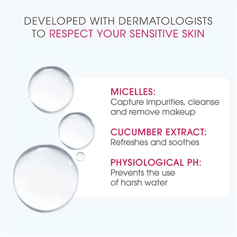 Bioderma Sensibio H2O Soothing Micellar Water Face Cleanser 250ml 2 Bioderma Sensibio H2O Soothing Micellar Water Face Cleanser 250ml - Image 2