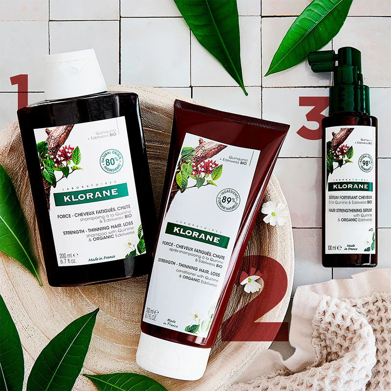 Klorane Strengthening Quinine & Organic Edelweiss Conditioner 200ml 2 Klorane Strengthening Quinine & Organic Edelweiss Conditioner 200ml - Image 2