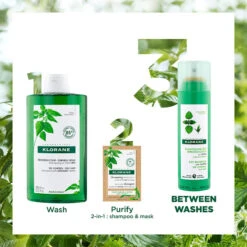 Klorane Nettle Dry Shampoo 150ml - Oily Hair -Cheap Wellness Beauty Store Klorane DS Nettle 3