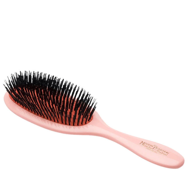 Mason Pearson Handy Pure Boar Bristle Pink B3 Brush 1 Mason Pearson Handy Pure Boar Bristle Pink B3 Brush