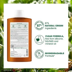 Klorane Anti-dandruff Rebalancing Shampoo With Galangal & AHA 400ml -Cheap Wellness Beauty Store P0002244 7