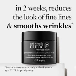 Philosophy Anti-Wrinkle Miracle Worker Night 60ml -Cheap Wellness Beauty Store Philosophy Anti Wrinkle Miracle Worker Night 60ml 1