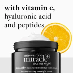 Philosophy Anti-Wrinkle Miracle Worker Night 60ml -Cheap Wellness Beauty Store Philosophy Anti Wrinkle Miracle Worker Night 60ml 1 2