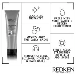 Redken Detox Hair Cleansing Cream Shampoo 250ml -Cheap Wellness Beauty Store Redken Detox Hair Cleansing Cream Shampoo 250ml 2