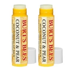Burts Bees Coconut & Pear Lip Balm Tubes - 2 X 4.25g