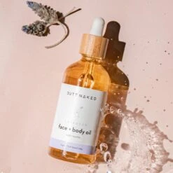 Butt Naked Lavender Face Cleanser + Body Oil 90ml -Cheap Wellness Beauty Store butt naked lavender body oil 2