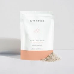 Butt Naked Sugar + Fruit Bellini Body Scrub 250g -Cheap Wellness Beauty Store butt naked sugar fruit bellini body scrub 3