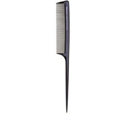 Denman DC05 Anti-Static Pin Tail Carbon Black Comb 216mm