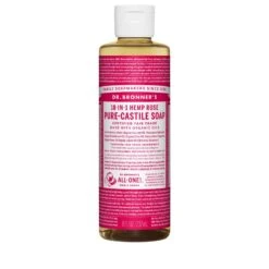 Dr. Bronner's 18-in-1 Hemp Pure-Castile Soap Liquid - Rose 237ml