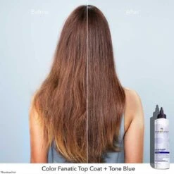 Pureology Color Fanatic Top Coat And Tone Blue 200ml -Cheap Wellness Beauty Store pur color fanatic top coat blue 4