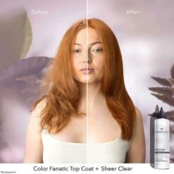 Pureology Color Fanatic Top Coat And Tone Clear 200ml -Cheap Wellness Beauty Store pur color fanatic top coat clear 3